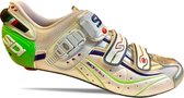 Sidi Genius 6.6 Fietsschoenen Carbon Wit/Groen - Maat 44