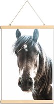 JUNIQE - Posterhanger Horse -30x45 /Bruin & Ivoor