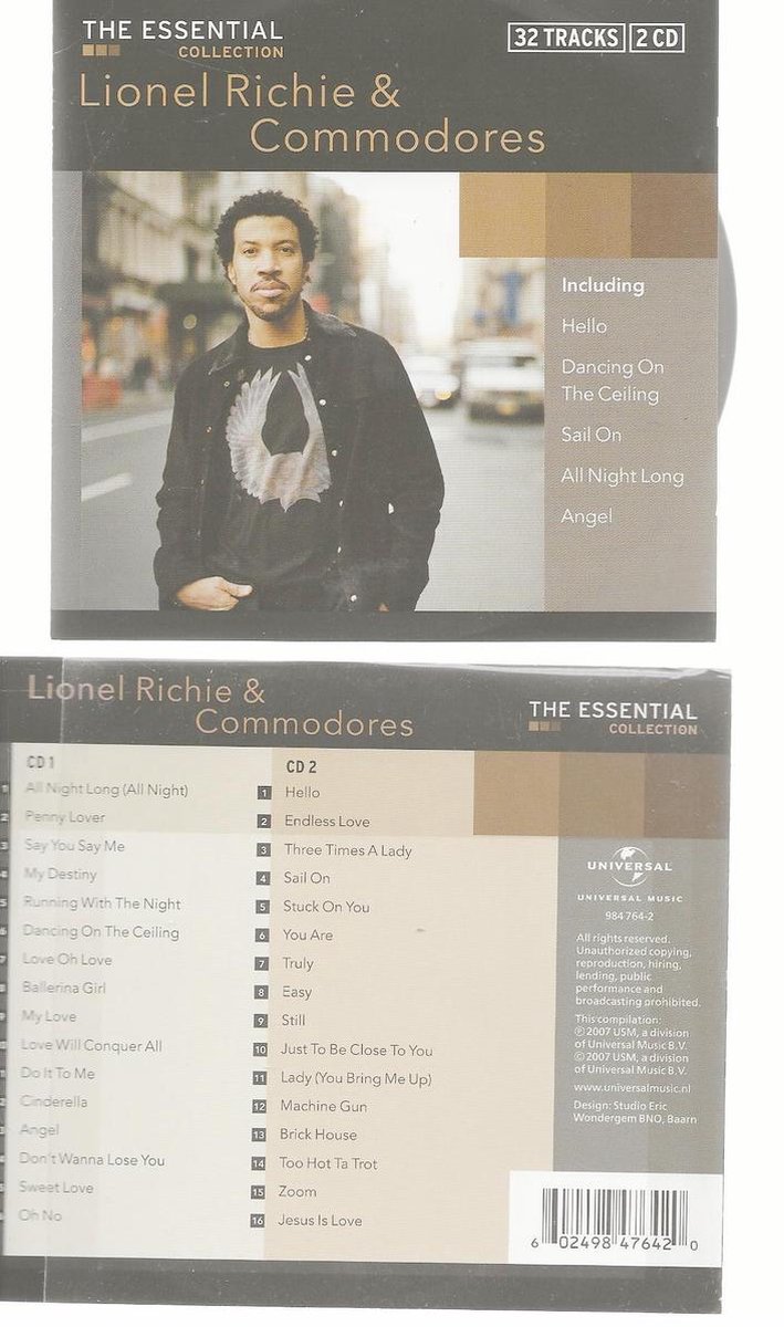THE ESSENTIAL COLLECTION LIONEL RICHIE & COMMODORES