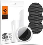 Spigen AirSkin Shield voor Apple Airtag - Zwart - 4 stuks