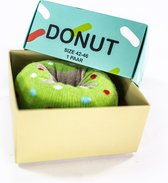 Go Foodsocks - Donut Sokken Groen - 2 PACK -  Leuke Sokken - Grappige Cadeaus - Grappige Sokken - Funny Socks