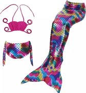 Zeemeerminstaart + Bikini MET Monovin / Multicolor / maat 110