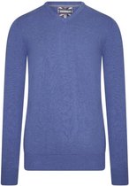 Pullover V-hals Portman & Sons Mid Blue