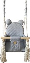 BABYJOY schommel babyschommel  licht grijs met oren