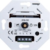 Tronix LED dimmer universeel 2-350W draaidrukdimmer