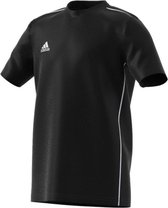 Adidas core 18 tee junior zwart FS3249, maat 140