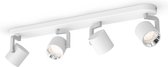 Philips Byrl Opbouwspot - LED - SceneSwitch - Wit - 4 x 4,3W - 1600 lumen