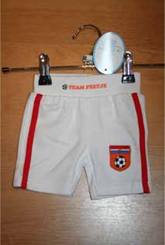 Voetbal shorts wit Goal!