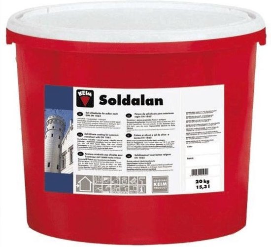 Keim Soldalan - 2,5 Kilo - Wit - Muurverf