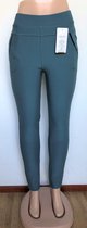 Comfortbroek/Legging - Damesbroek - Hoge taille - Zeeblauw- Stretch – 3XL/4XL