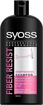 3 X Syoss Fiber Resist Schampoo -  Tot 95% minder haaruitval - Voor plat, dunner wordend, kwetsbaar haar