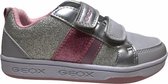 Geox velcro's glitter zilver bling bling roze sneakers Maltin grijs mt 34