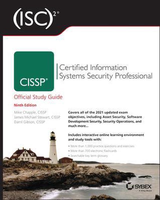Boek cover (ISC)(2) CISSP Certified Information Systems Security Professional Official Study Guide, 9th Edition van M Chapple (Paperback)