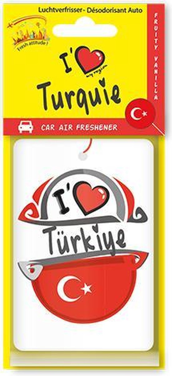 Luchtverfrisser I LOVE MY REGION “Turkey”