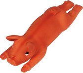 Flamingo Latex Bbq Varken - Hondenspeelgoed - 25 Cm - Oranje