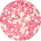 FunCakes Hartjes Roze-Wit - 60g