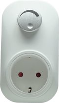 Tradim 6601 Led stekker dimmer met randaarde