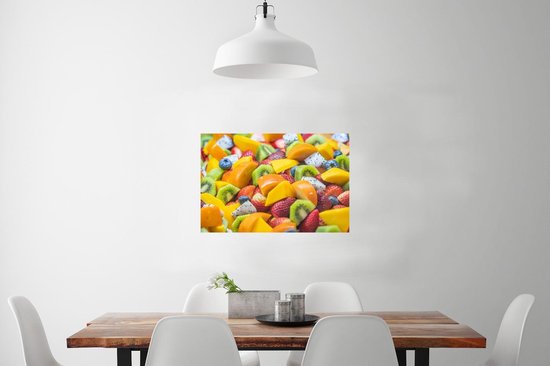 Bol avec papier affiche fruits 90x60 cm - Tirage photo sur Poster (décoration murale salon / chambre)