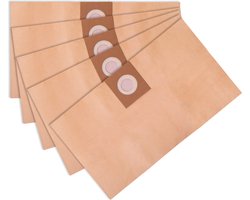 VONROC Stofzuigerzakken voor VC504AC, VC506AC & VC509AC nat-en droogzuiger/alleszuiger – 5 stuks