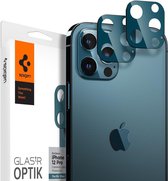 Spigen Glas tR Optik Lens (2 Pack) lensprotector voor iPhone 12 Pro - blauw