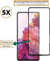 Fooniq Screenprotector Transparant 5x - Geschikt Voor Samsung Galaxy S20 FE