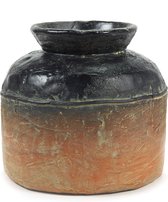 Serax Pot de Fleurs Terre Cuite - Zwart D 30,5 cm H 28 cm