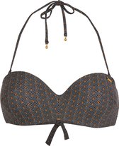 O'Neill Bikini Top Women Havaa Black With Yellow 34B - Black With Yellow 78% Gerecycled Polyamide, 22% Elastaan Null