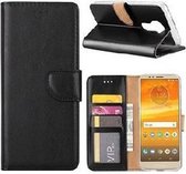 Motorola Moto E5 PLUS Hoesje Wallet Case Zwart