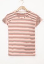 Sissy-Boy - Wit met rood gestreept T-shirt