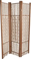 Ibiza Kamerscherm handgemaakt Macrame | Naturel | Beige |120x170cm