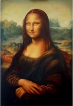 Aluminium Schilderij Mona Lisa