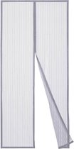 Magnetisch Vliegengordijn - 210 x 90 cm - Horgordijnen - Hordeuren - Deurgordijn - Zwart- Polyester