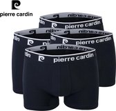 Pierre Cardin - Heren Onderbroeken 4-Pack - 95% Katoen - Boxershort - Navy / Blauw - Maat XXL