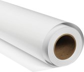 Bresser Achtergrondpapier Op Rol - SBP01 - 1.69 x 11m - Geschikt voor Fotostudio - Artic White