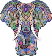 Legpuzzel olifant 42  A3 | houten puzzel | 200 stukjes | dierenpuzzel| meer dan 50 verschillende modellen