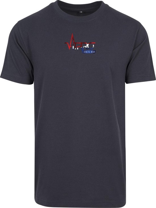 FitProWear Casual T-Shirt Dutch - Donkerblauw - Maat XXXL/3XL - Casual T-Shirt - Sportshirt - Slim Fit Casual Shirt - Casual Shirt - Zomershirt - Blauw Shirt - T-Shirt heren - T-Shirt