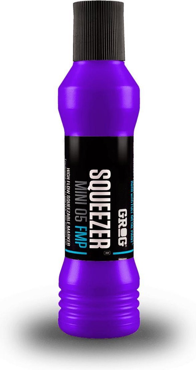 Grog Squeezer FMP Mini Verfstift - Schrijfbreedte 5 mm - Paars - Permanente Stift - Goldrake Purple