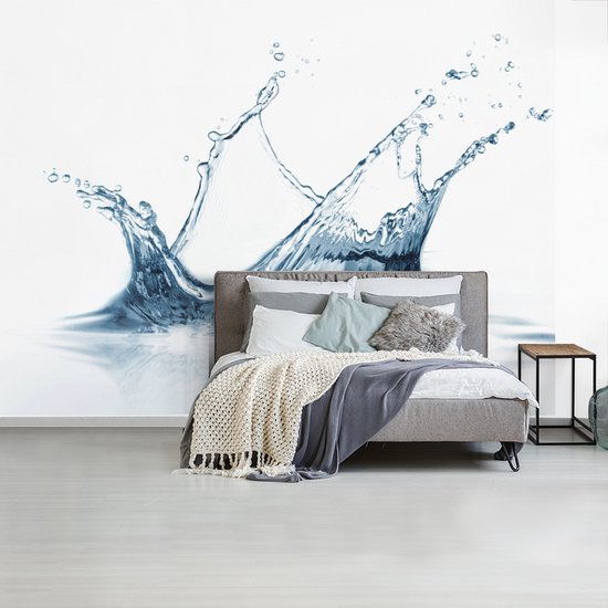 Gouttes d'eau avec une touche de fotobehang