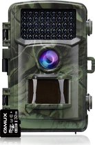 CAMUX Professionele Wildcamera 16MP met Nachtzicht - Wildlife camera - Incl. 32GB SD Kaart