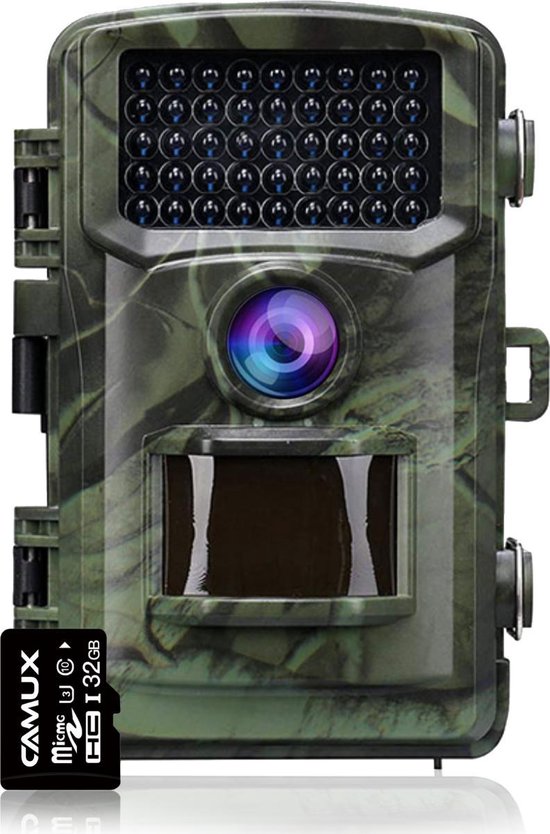 CAMUX Professionele Wildcamera 16MP met Nachtzicht - Wildlife camera - Incl....