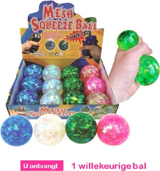 Balle anti-stress Galaxy Slime - 1 boule - Pour la main - 7 cm