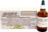World of herbs fytotherapie dek-luiheid / onwilligheid reu / kater - 50 ml - 1 stuks