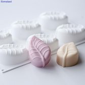 Silicone vorm voor Zeep of Kaarsen Bladvormig