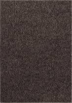 Modern laagpolig vloerkleed Nizza - bruin - 160x230 cm
