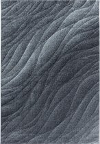 Modern laagpolig vloerkleed Ottawa - grijs 4206 - 140x200 cm
