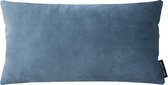 Lucy’s Living Luxe sierkussenhoes Velvet CLASSIC - aqua blauw - 50 x 30 cm - kussen - kussens - fluweel - wonen - interieur