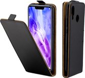 Zakelijke stijl verticale flip TPU lederen tas met kaartsleuf voor Huawei Nova 3 (zwart)