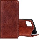 Voor Galaxy Note10 Lite / A81 Magnetische Retro Crazy Horse Texture Horizontale Flip Leather Case met houder en kaartsleuven (bruin)