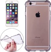 Schokbestendig kussen TPU beschermhoes voor iPhone 6 & 6s (zwart)