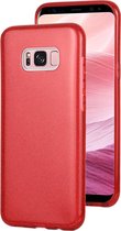 Voor Galaxy S8 + TPU Glitter All-inclusive beschermhoes (rood)